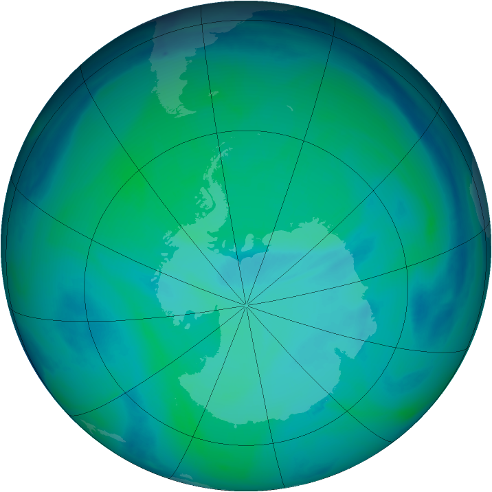 Ozone Map 2006-12-23